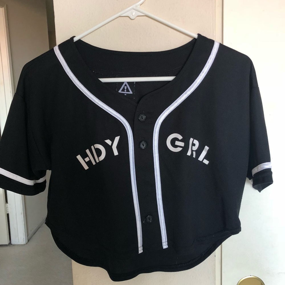 DJ Flosstradamus Cropped Baseball Jersey